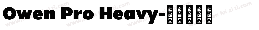 Owen Pro Heavy字体转换